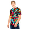 Geometric Graffiti Psychedelic Men T Shirt-grizzshop