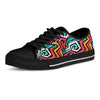 Geometric Graffiti Psychedelic Men's Low Top Shoes-grizzshop