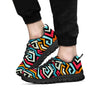 Geometric Graffiti Psychedelic Men's Sneakers-grizzshop