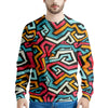 Geometric Graffiti Psychedelic Men's Sweatshirt-grizzshop