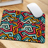 Geometric Graffiti Psychedelic Mouse Pad-grizzshop