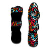 Geometric Graffiti Psychedelic Muay Thai Shin Guard-grizzshop