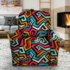 Geometric Graffiti Psychedelic Recliner Cover-grizzshop