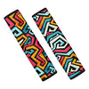 Geometric Graffiti Psychedelic Seat Belt Cover-grizzshop