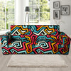 Geometric Graffiti Psychedelic Sofa Cover-grizzshop