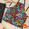 Geometric Graffiti Psychedelic Women's Apron-grizzshop