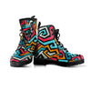 Geometric Graffiti Psychedelic Women's Boots-grizzshop