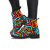 Geometric Graffiti Psychedelic Women's Boots-grizzshop