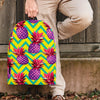 Geometric Hawaiian Pineapple Print Backpack-grizzshop