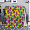 Geometric Hawaiian Pineapple Print Blanket-grizzshop