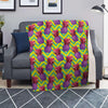 Geometric Hawaiian Pineapple Print Blanket-grizzshop