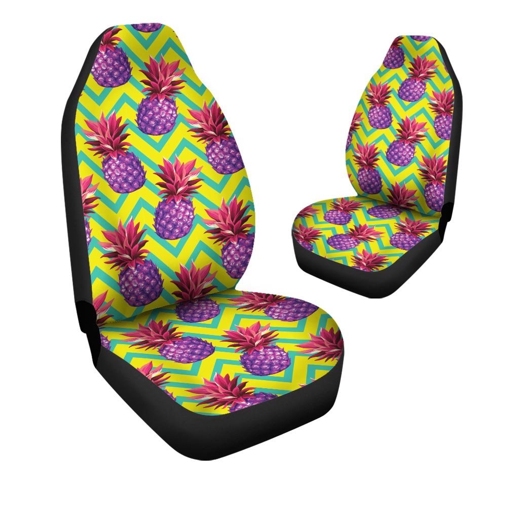 Geometric Hawaiian Pineapple Print Car Seat Covers-grizzshop