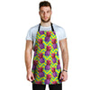 Geometric Hawaiian Pineapple Print Men's Apron-grizzshop