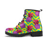 Geometric Hawaiian Pineapple Print Men's Boots-grizzshop