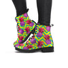 Geometric Hawaiian Pineapple Print Women's Boots-grizzshop