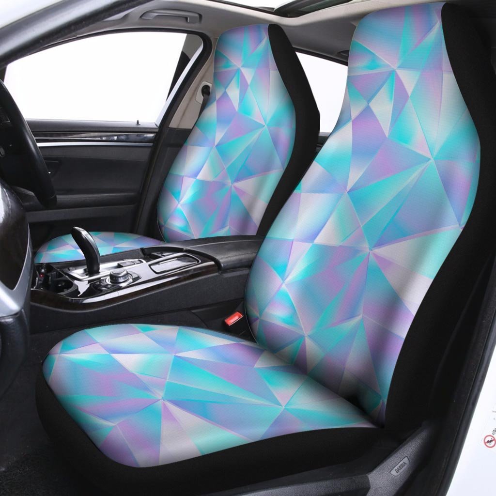 Geometric Holographic Car Seat Covers-grizzshop