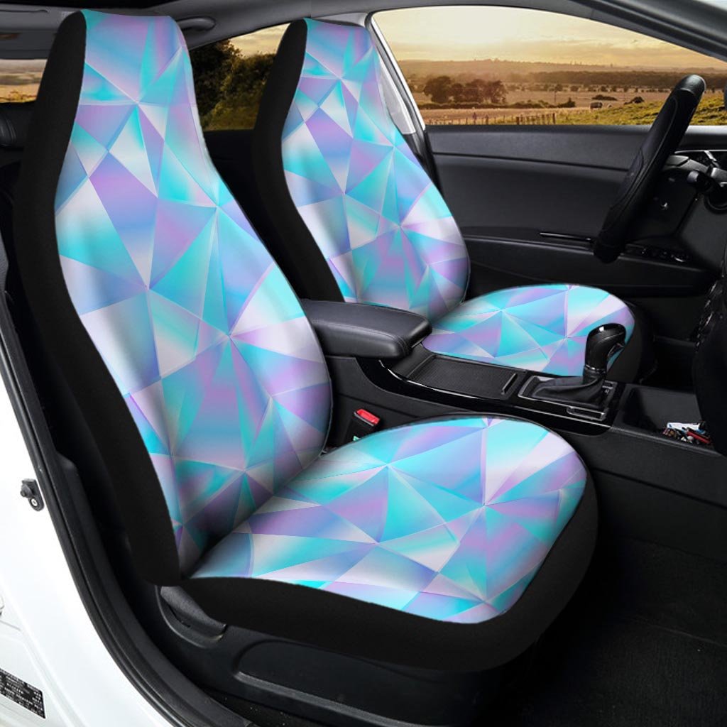 Geometric Holographic Car Seat Covers-grizzshop