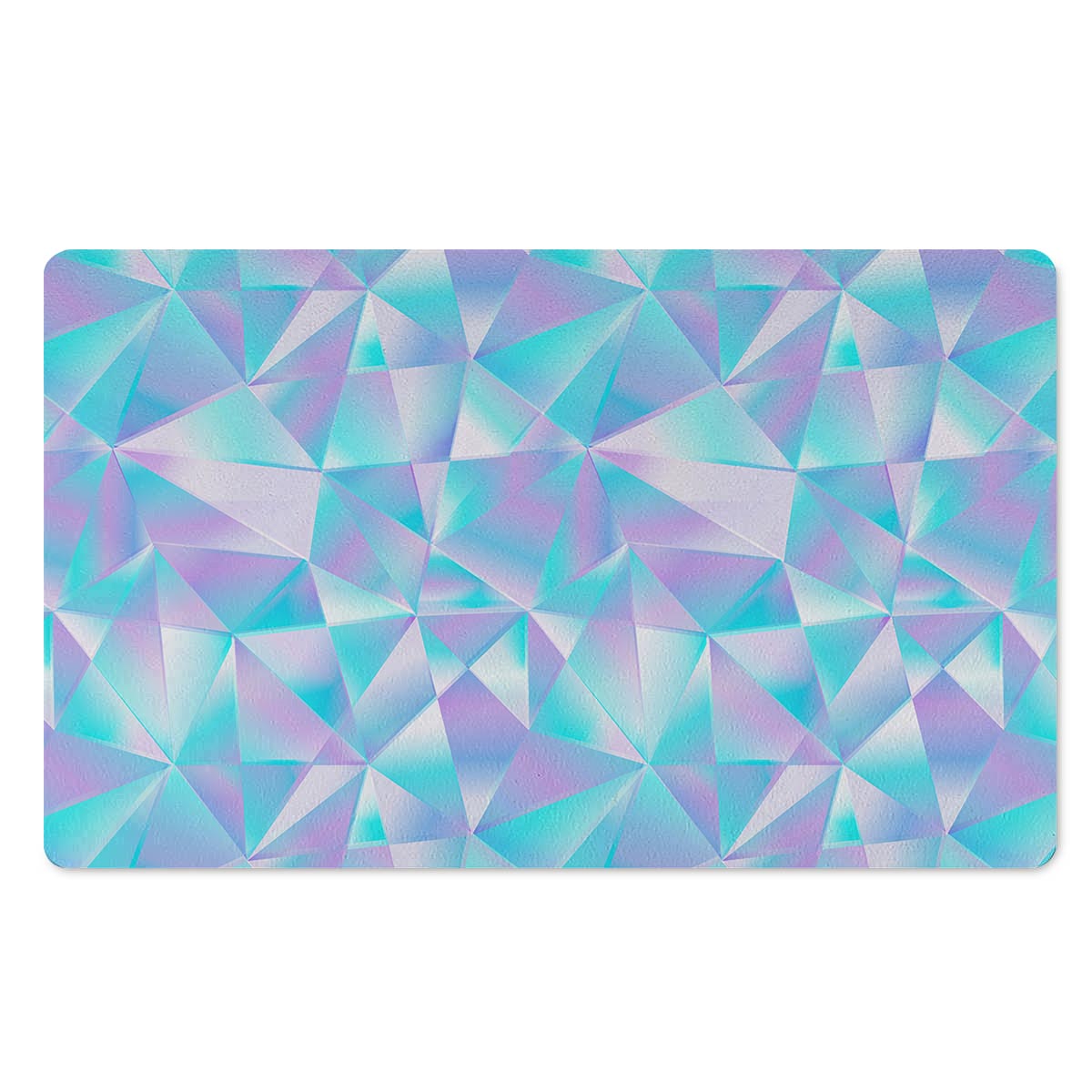 Geometric Holographic Door Mat-grizzshop