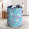 Geometric Holographic Laundry Basket-grizzshop