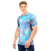 Geometric Holographic Men T Shirt-grizzshop