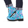 Geometric Holographic Men's Boots-grizzshop