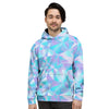 Geometric Holographic Men's Hoodie-grizzshop