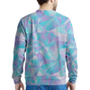 Geometric Holographic Men's Sweatshirt-grizzshop