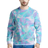 Geometric Holographic Men's Sweatshirt-grizzshop