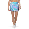 Geometric Holographic Mini Skirt-grizzshop