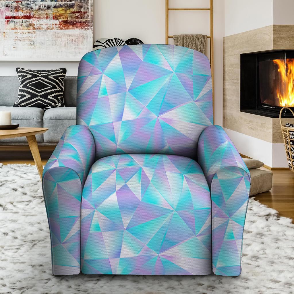 Geometric Holographic Recliner Cover-grizzshop