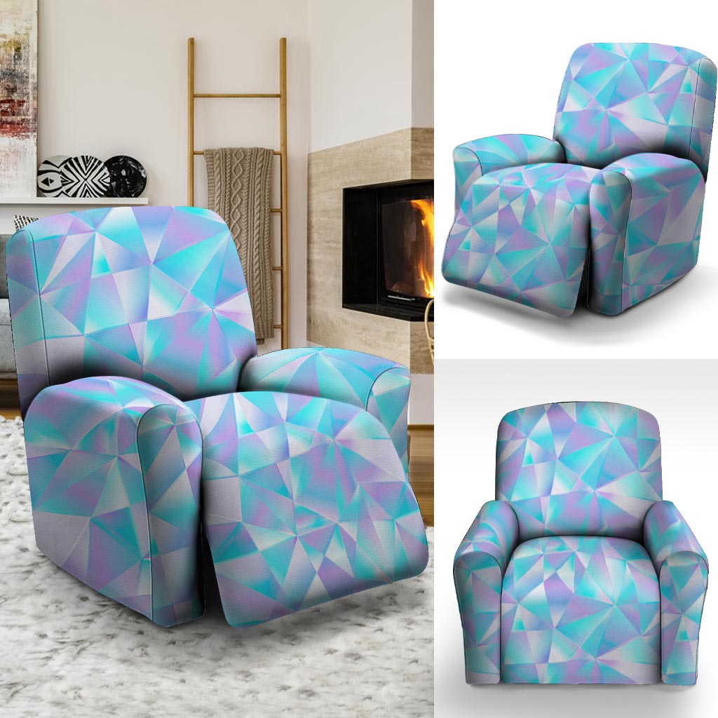 Geometric Holographic Recliner Cover-grizzshop