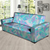 Geometric Holographic Sofa Cover-grizzshop