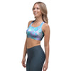 Geometric Holographic Sports Bra-grizzshop