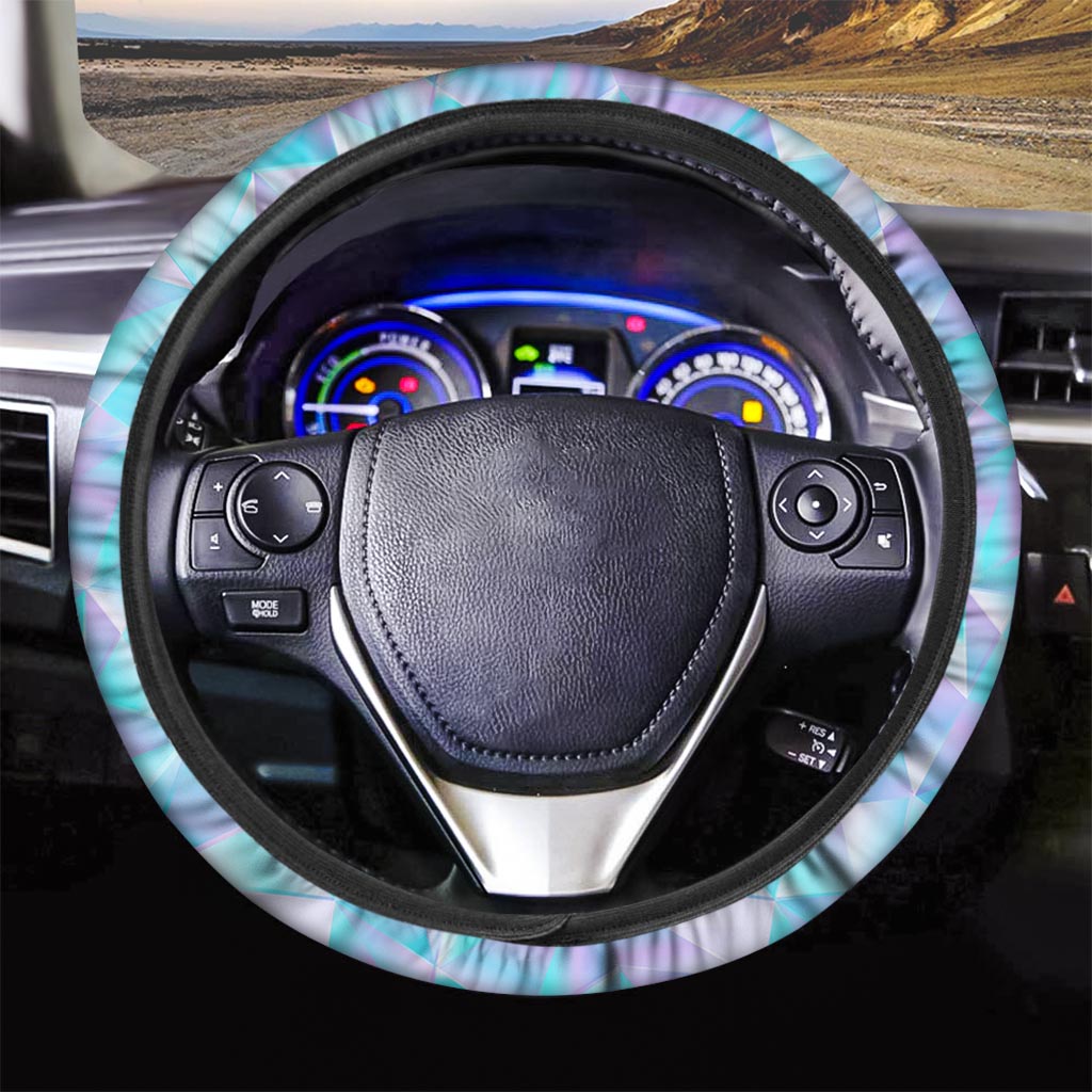 Geometric Holographic Steering Wheel Cover-grizzshop