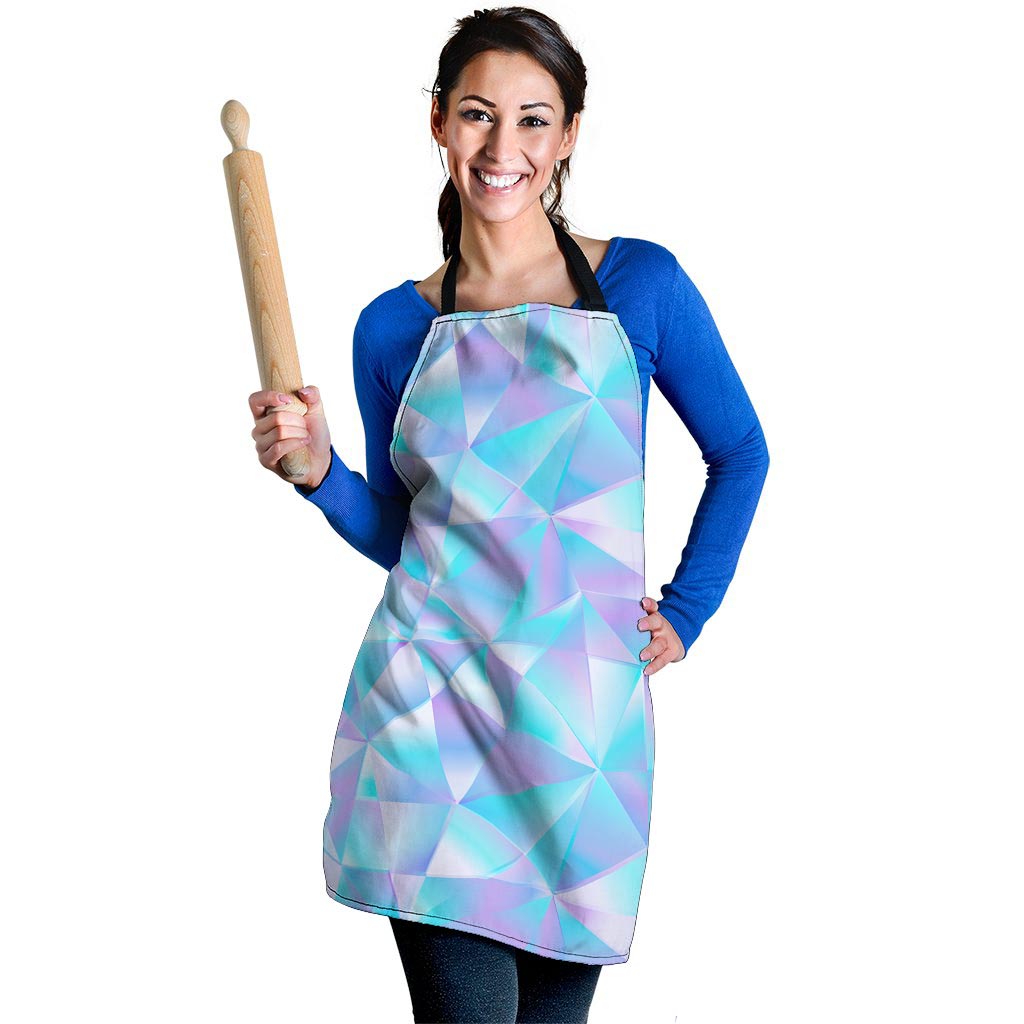 Geometric Holographic Women's Apron-grizzshop