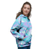 Geometric Holographic Women's Hoodie-grizzshop