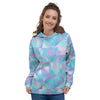 Geometric Holographic Women's Hoodie-grizzshop