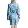 Geometric Holographic Women's Robe-grizzshop