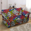 Geometric Loveseat Cover-grizzshop