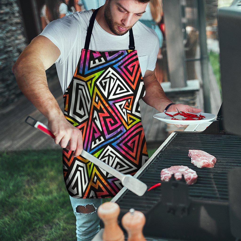 Geometric Men's Apron-grizzshop