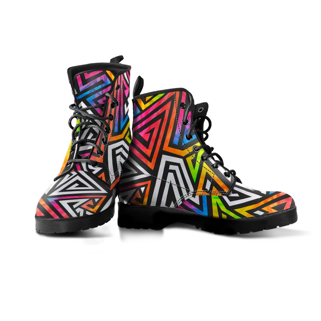 Geometric Men's Boots-grizzshop