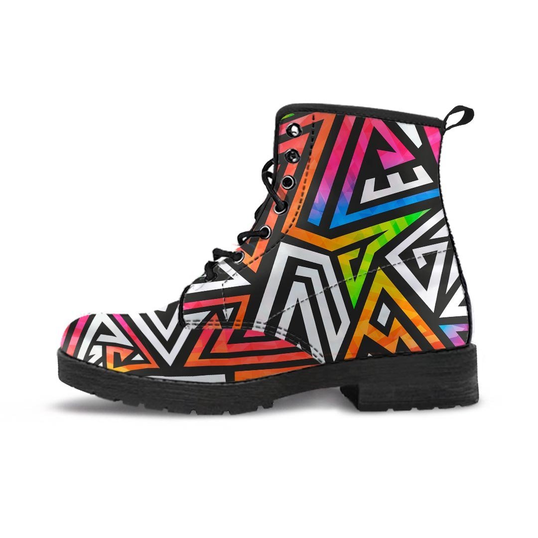 Geometric Men's Boots-grizzshop