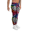 Geometric Men's Leggings-grizzshop