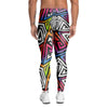 Geometric Men's Leggings-grizzshop