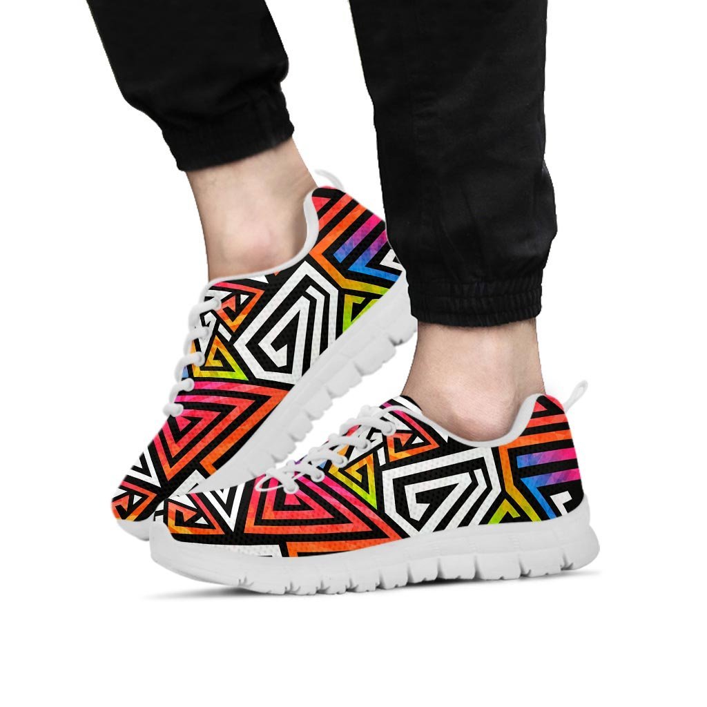 Geometric Men's Sneakers-grizzshop