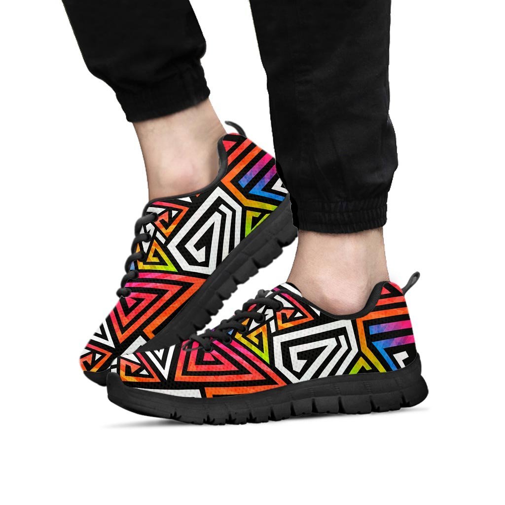 Geometric Men's Sneakers-grizzshop