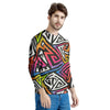 Geometric Men's Sweatshirt-grizzshop