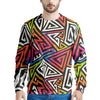 Geometric Men's Sweatshirt-grizzshop