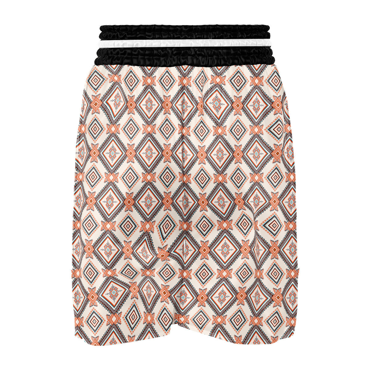 Geometric Native American Print Pattern Boxing Shorts-grizzshop