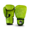 Geometric Polygonal Green Print Boxing Gloves-grizzshop